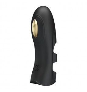 PRETTY LOVE - PEGASUS Electric Shock Finger Vibrator (Chargeable - Black)